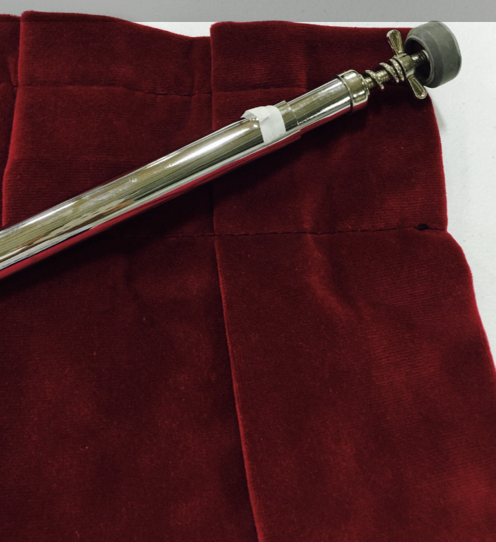 Crypt and niche drapes for dignified mausoleum services.